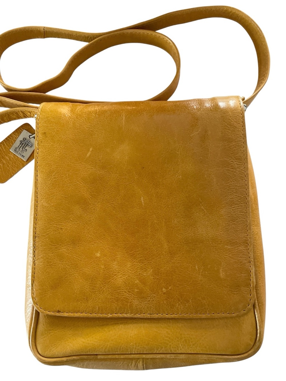 Classic Leather Crossbody Or Shoulder Bag rich mustard